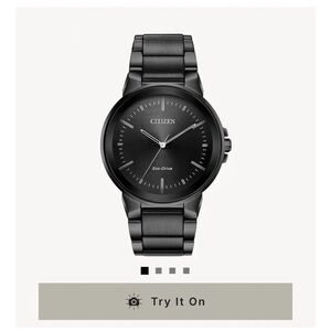 Citizen Black Stainless Steel Watch
